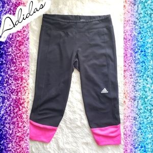 Adidas capri leggings work out pants medium